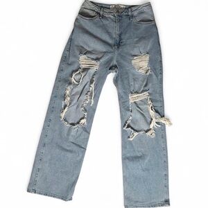 Hollister Light Blue Distressed Jeans size 7R